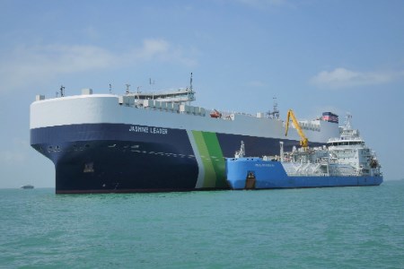 NYK and FueLNG achieve PCTC LNG bunkering - Vimarsana News